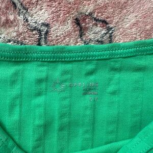 aerie offline cropped shirt